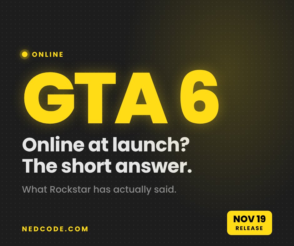 GTA 6: online at launch? The short answer.