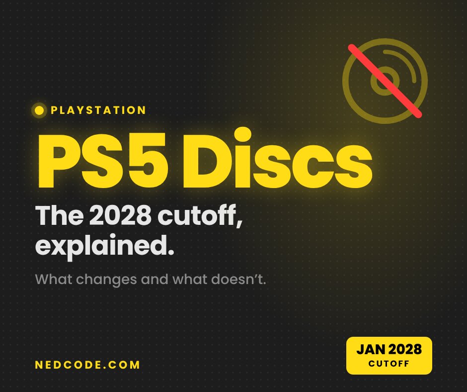 PS5 discs: the 2028 cutoff, explained.