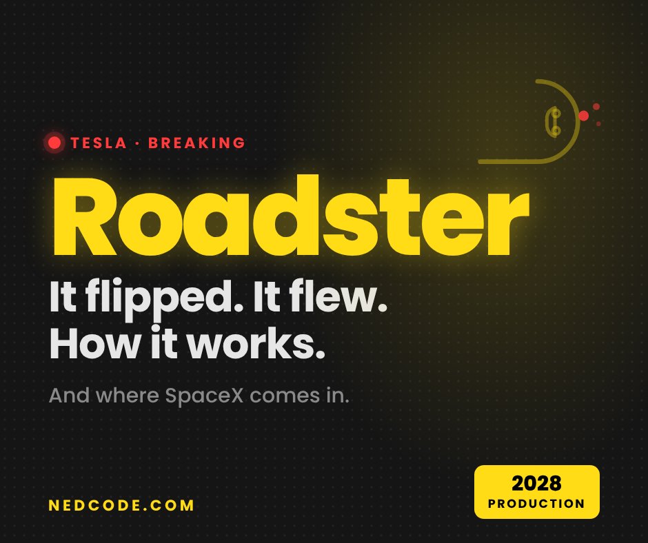 Tesla Roadster: it flipped, it flew. How it works, and where SpaceX comes in.